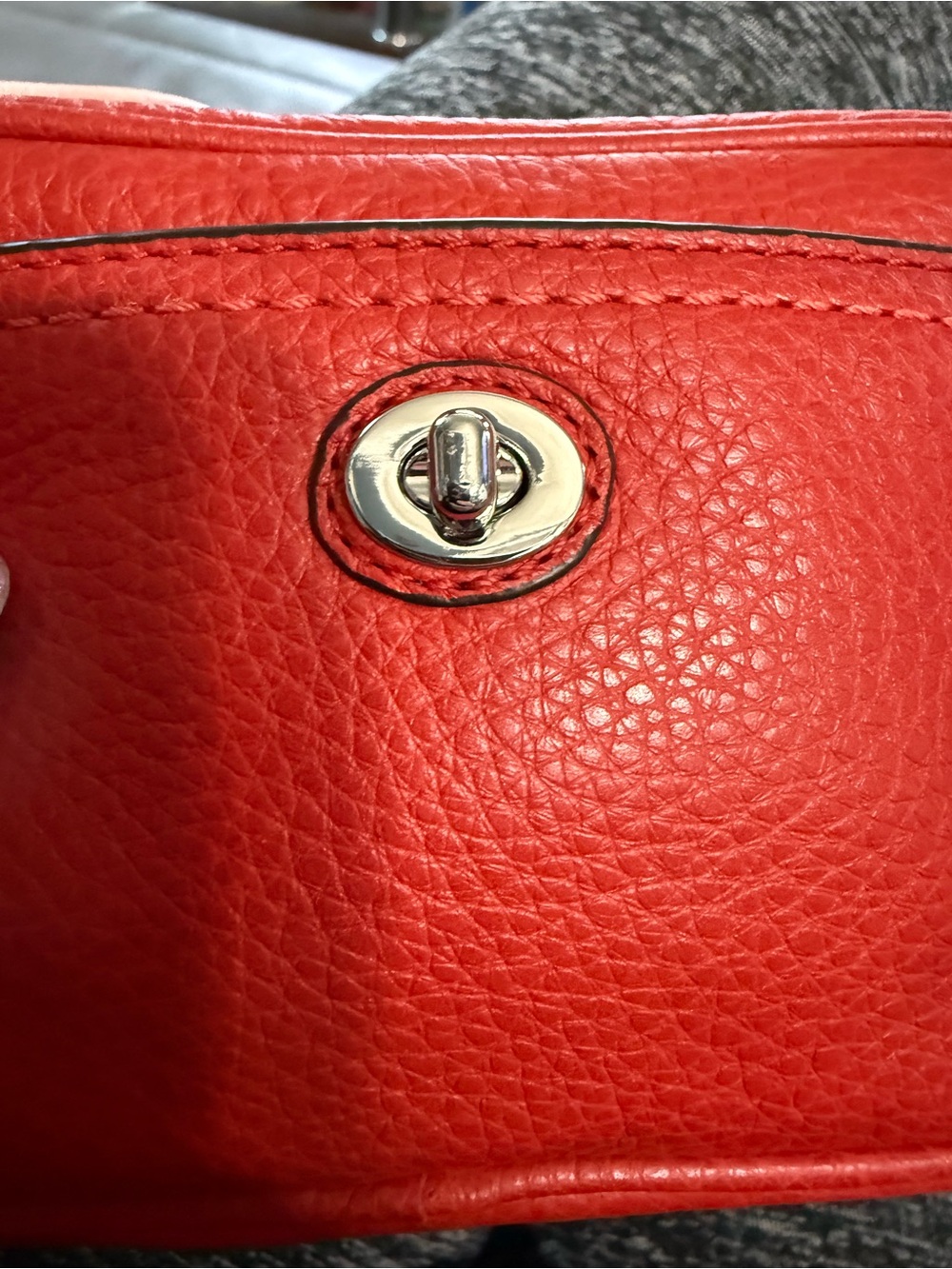 Coach Red Leather Wristlet - Picture 13 of 13